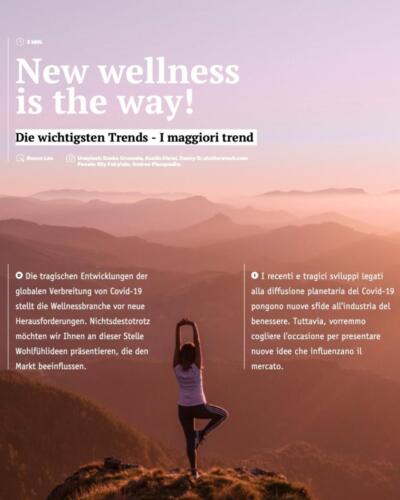 New Wellness is the way!